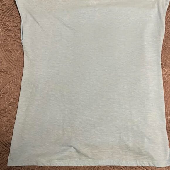 St John's Bay (Ladies) Short Sleeve Knit Top w/Lace Embellishment / Size M - Picture 7 of 7
